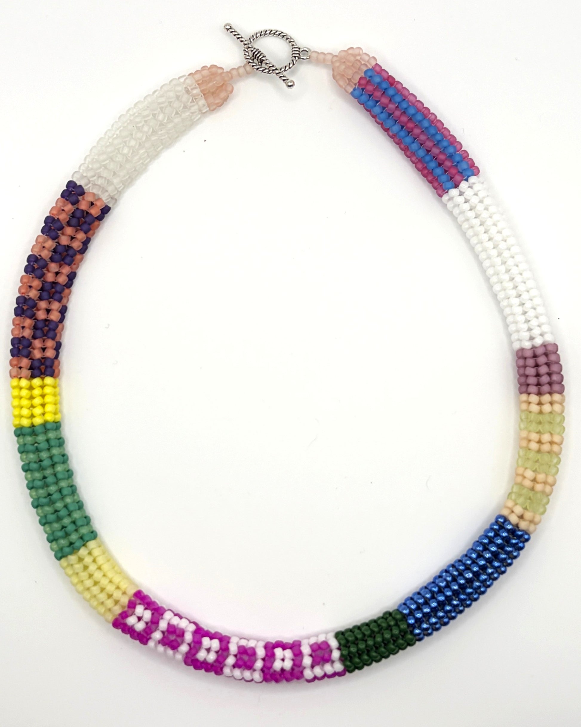 Herringbone Necklace - Playful Pattern 6