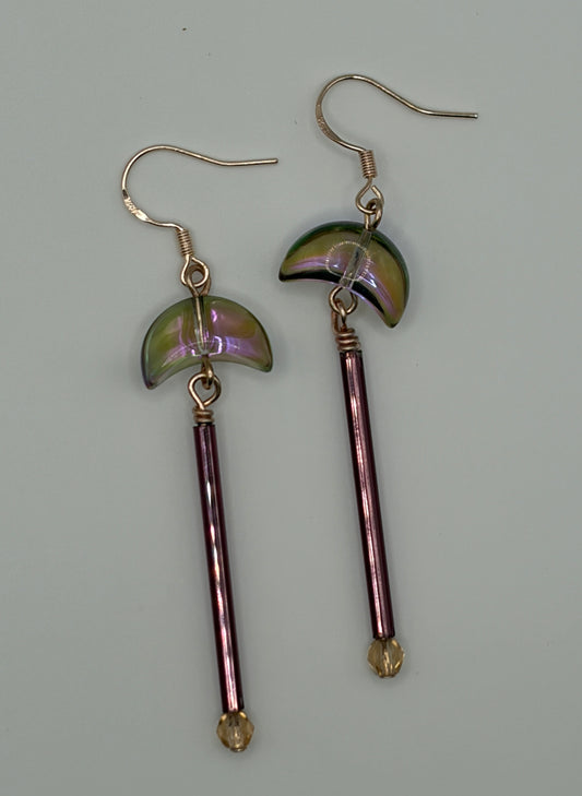Earrings - Half-Moon Dangles 2
