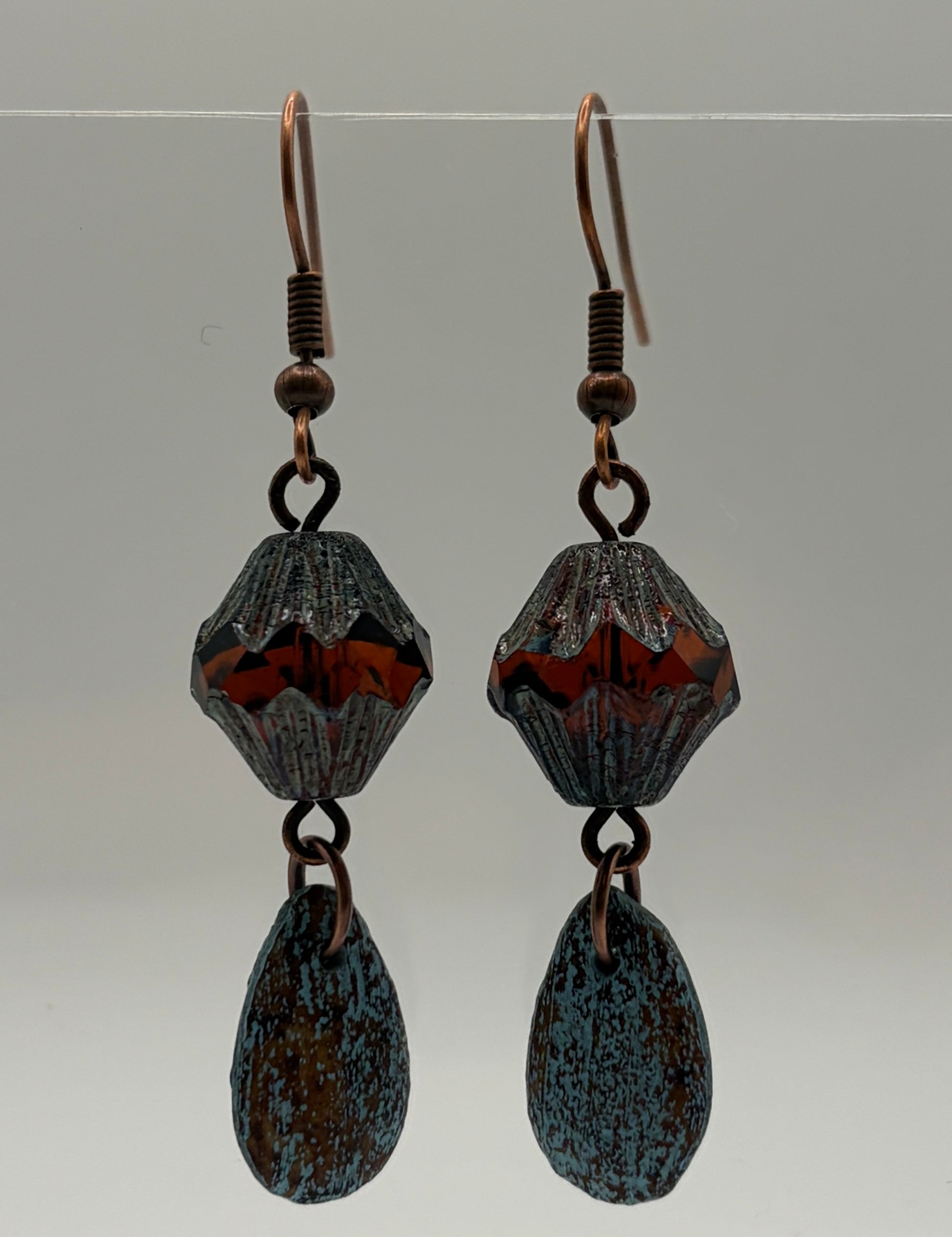 Earrings - Weathered Copper