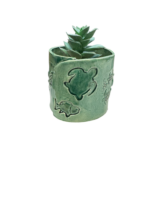 Succulent Pot Turtle-2 3" High