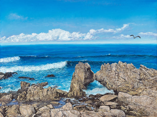 The Kissing Rock, print on canvas