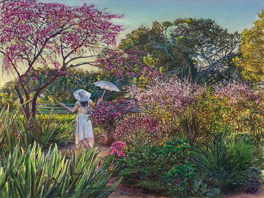 Sanset in the Arboretum,Print on canvas