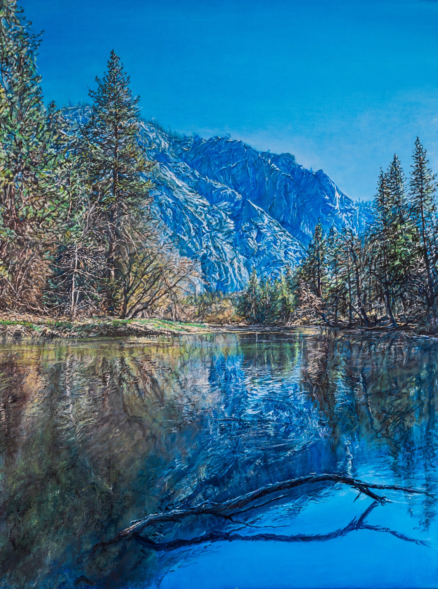 Quiet Grandeur, Giclee Print On Canvas