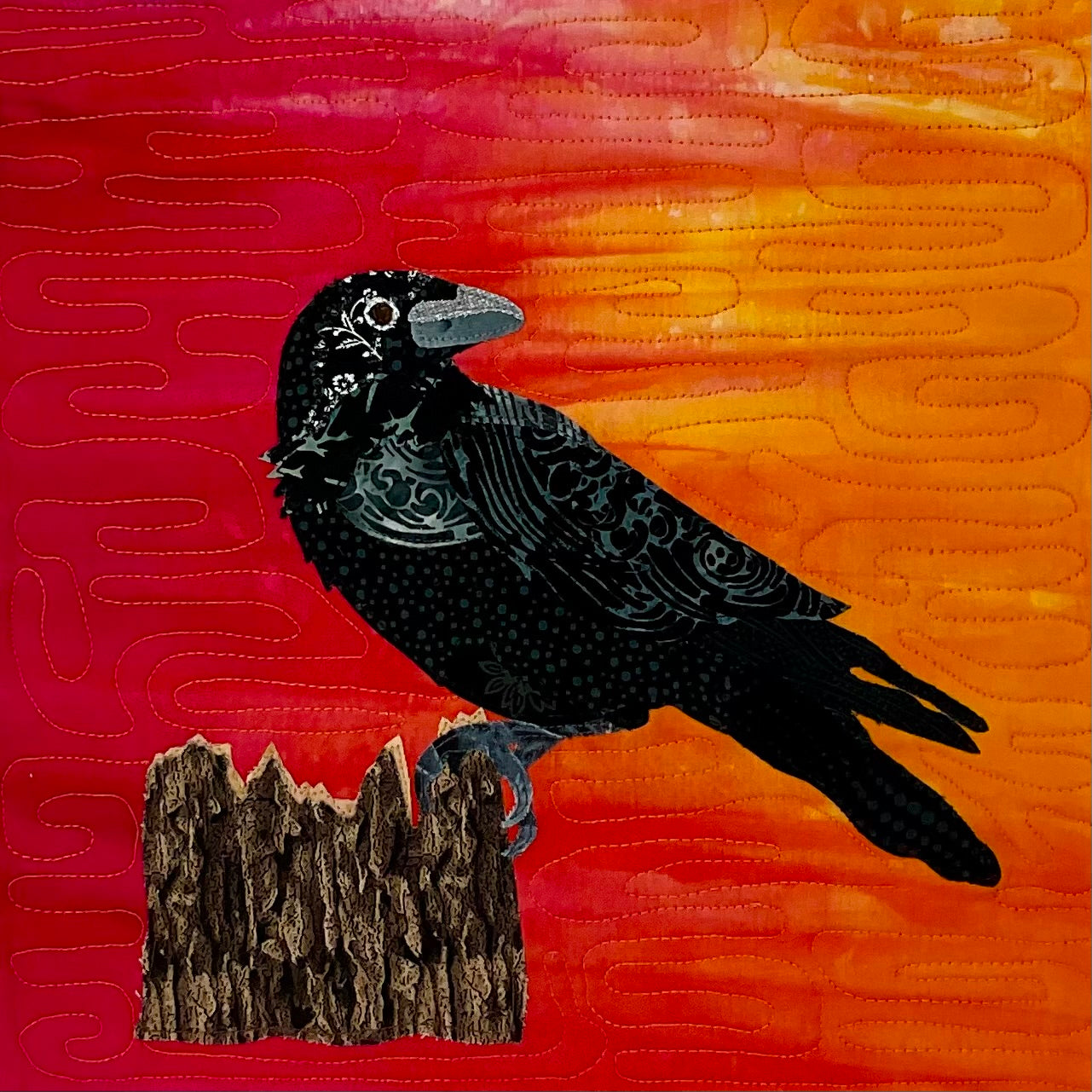 Crow At Sunset