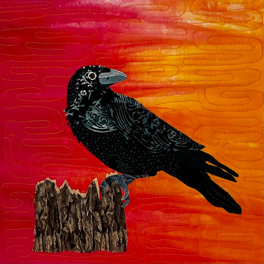 Crow At Sunset
