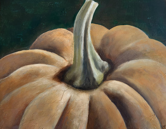 Winter Squash Oil On Wood 8X10