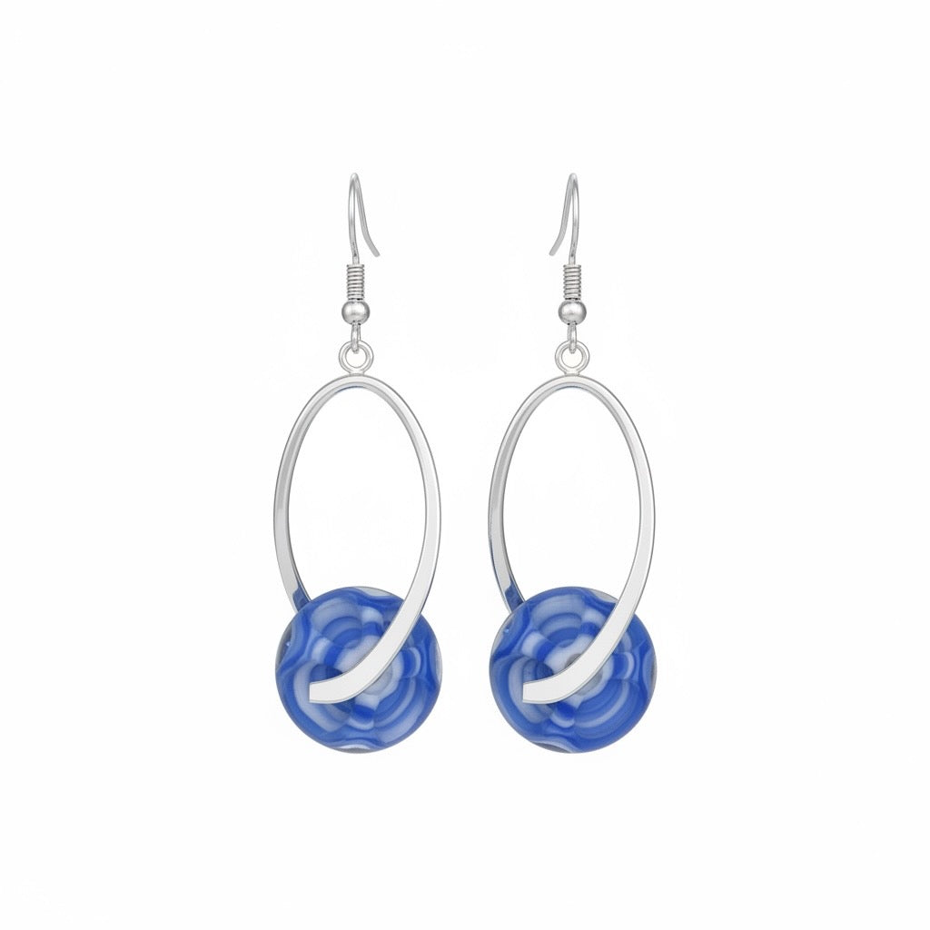 Lampwork Large Earrings