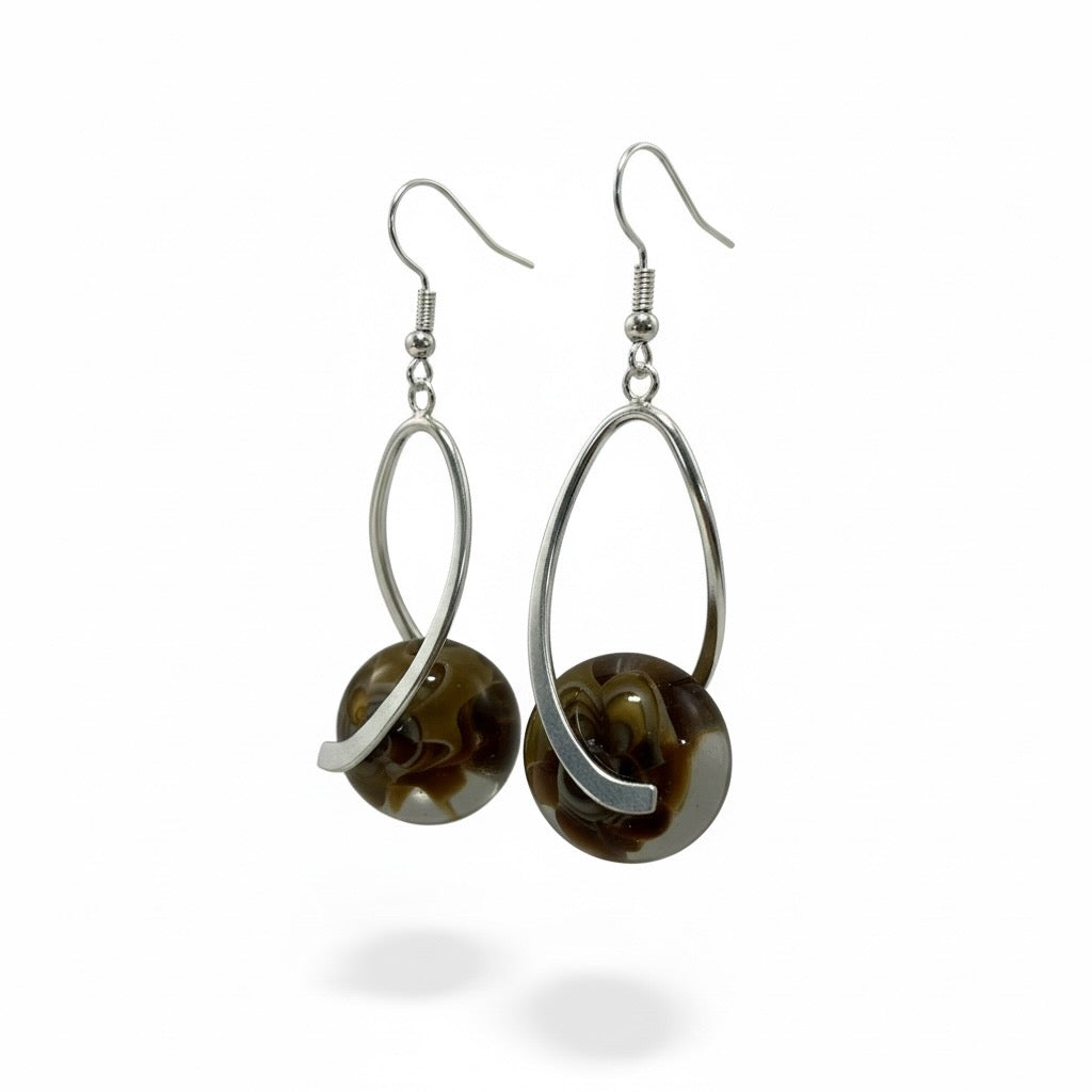 Lampwork Large Earrings