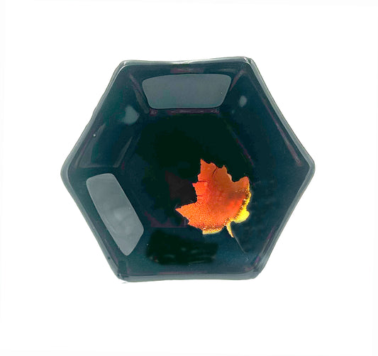 Hexagon Maple Plate Sm