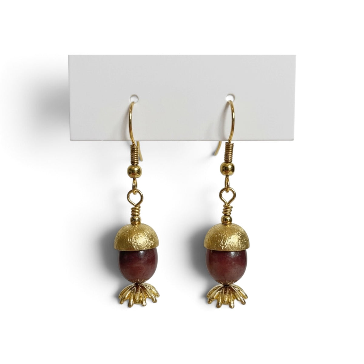 Pearl Acorns Earrings