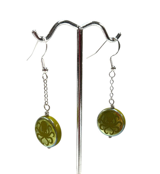 Glass Drop Earring